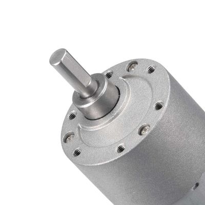Motor de engranajes de corriente continua de metal puro de 24 V para cinta de correr Característica impermeable Rango de velocidad 12-1600 r/min