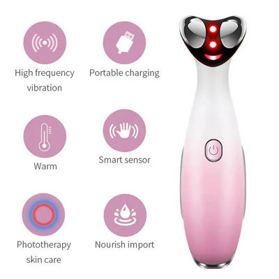 Masajeador de ojos de RF con compresión térmica para mujeres Capacidad de batería 900mAh Masaje eléctrico