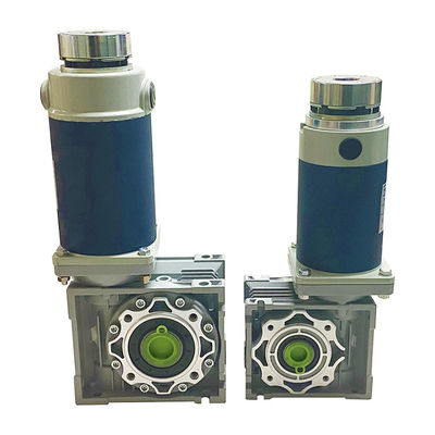 Motor de corriente continua de 90 mm con engranaje de gusano 250W 12V 24V D Tipo de eje 50rpm YLP 80BL-154-3