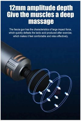 Control de tiempo Mini pistola de masaje muscular para vibración de tejidos profundos y relajación del cuerpo