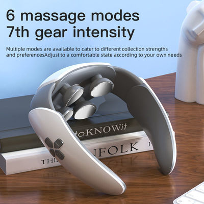 Protector de cuello EMS TENS Masajeador de pulso de microcorriente para alivio de la columna cervical