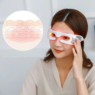 Máquina de cuidado de la piel facial con luz roja de LED máscara de terapia masajeador de ojos para dispositivo inteligente inalámbrico