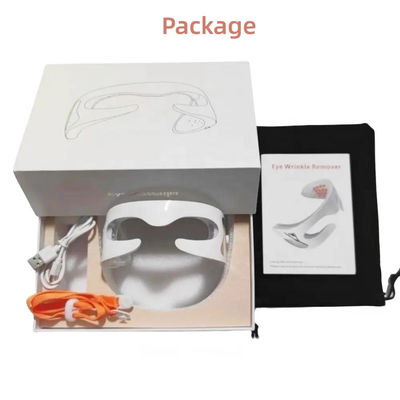 Máquina de cuidado de la piel facial con luz roja de LED máscara de terapia masajeador de ojos para dispositivo inteligente inalámbrico