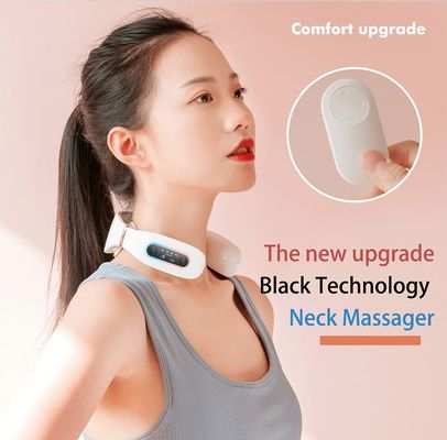 Masaje TNES Impulso eléctrico OLED Display Voz de transmisión de control remoto Masajeador de cuello