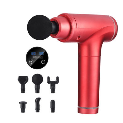 Pistola de masaje de músculo de potencia portátil de mano con ABS de aluminio y motor sin escobillas