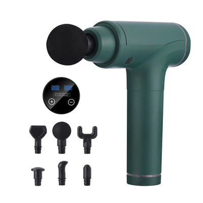 Pistola de masaje de músculo de potencia portátil de mano con ABS de aluminio y motor sin escobillas
