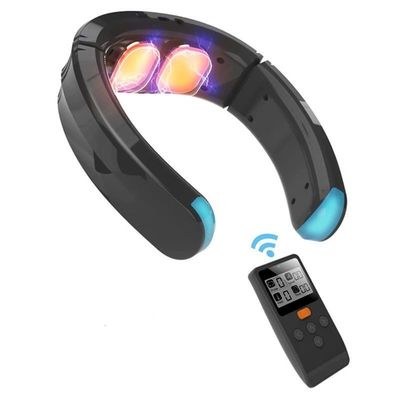 Dispositivo de masaje inteligente para el levantamiento del cuello con dos manos, calefacción LED y EMS 1kg
