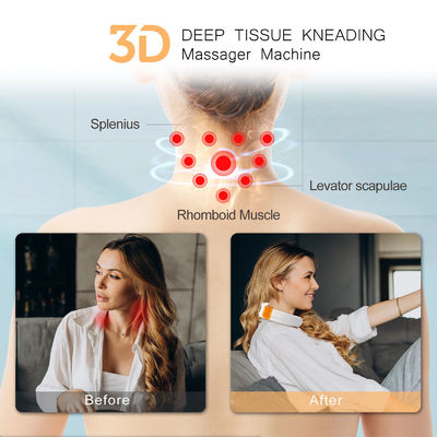 Dispositivo de masaje inteligente para el levantamiento del cuello con dos manos, calefacción LED y EMS 1kg