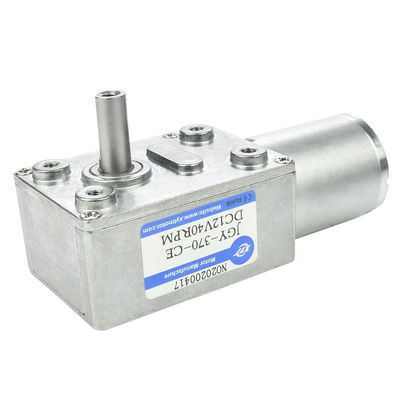 Material de engranaje de alto par de autobloqueo de metal puro Reducción del engranaje de gusano Motor eléctrico de corriente continua