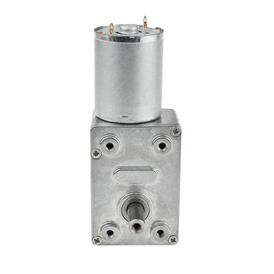 Material de engranaje de alto par de autobloqueo de metal puro Reducción del engranaje de gusano Motor eléctrico de corriente continua