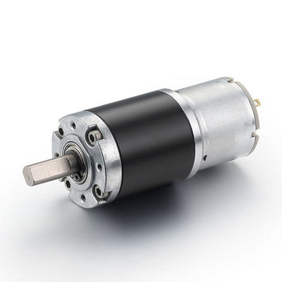 Alto par de 0.03-2.N.m 36mm motor de cinta de correr de corriente continua con bajo ruido y color negro 12V 24V
