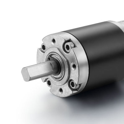 Alto par de 0.03-2.N.m 36mm motor de cinta de correr de corriente continua con bajo ruido y color negro 12V 24V