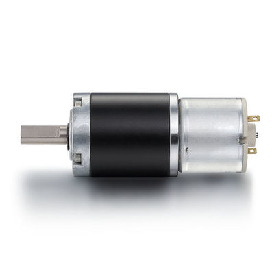Alto par de 0.03-2.N.m 36mm motor de cinta de correr de corriente continua con bajo ruido y color negro 12V 24V
