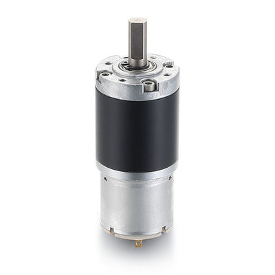 Alto par de 0.03-2.N.m 36mm motor de cinta de correr de corriente continua con bajo ruido y color negro 12V 24V