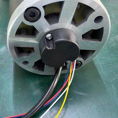 IE 1 Eficiencia 500w de potencia Motor automático de puertas con sensor Hall y reducción de engranajes de gusano