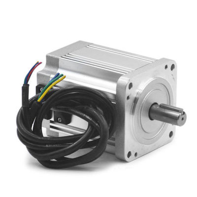 Motor de caminadora de corriente continua sin escobillas de plata de 48V 220W para gimnasio YLP 80BL-154-3