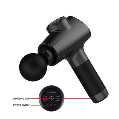 Masaje corporal relajante con una pistola fascial, masajeador de tejido profundo y 16,8V/24V de voltaje.