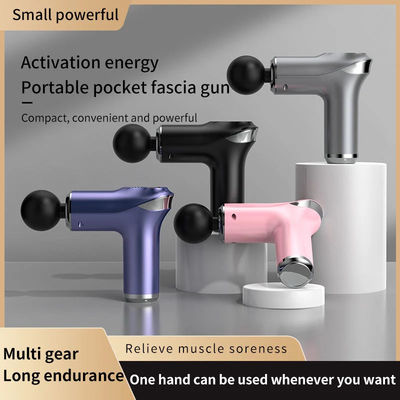 5 niveles de velocidad Mini pistola de masaje portátil para la terapia de percusión de tejido profundo dirigida