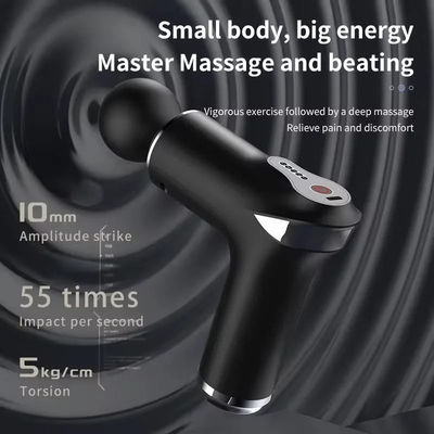 5 niveles de velocidad Mini pistola de masaje portátil para la terapia de percusión de tejido profundo dirigida