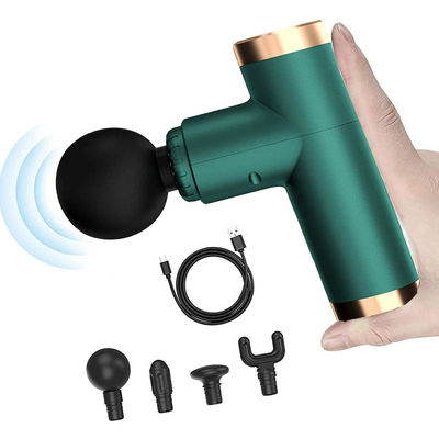 Relaja los músculos con 4 velocidades Pistola de masaje de percusión potente 920g Mini Metal ABS Diseño