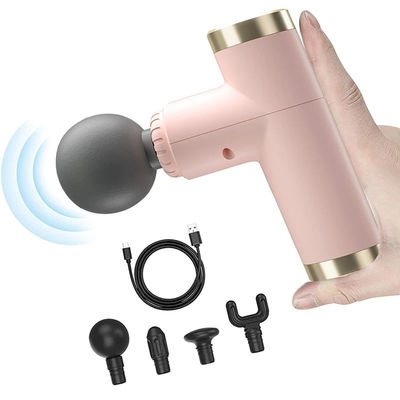 Relaja los músculos con 4 velocidades Pistola de masaje de percusión potente 920g Mini Metal ABS Diseño