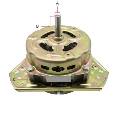 Motor de imán permanente para puertas automáticas y lavadoras 80W Motor de lavado de colores