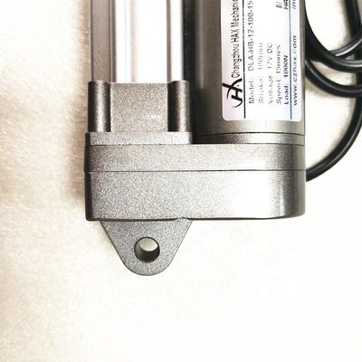 Actuador lineal de imán permanente 12V motor de corriente continua 2000N de 100 mm de carrera