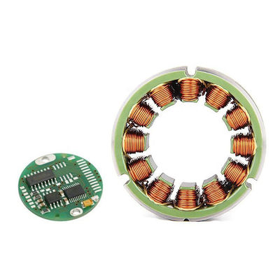 Potencia de salida de 366W RI50 pequeño motor de corriente continua sin escobillas para la articulación de la rueda del robot