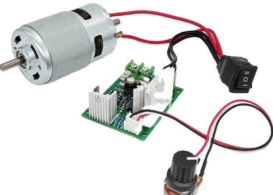 Motor de corriente continua sin escobillas PMDC con doble rodamiento de bolas impermeable para frecuencia de 50 Hz