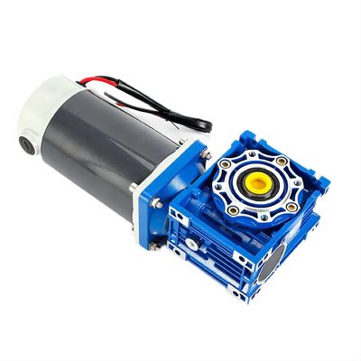 Motor eléctrico de corriente continua de 6w-300w con caja de engranajes de gusano NMRV 12V/24V/48V 60mm-104mm Motor de corriente continua