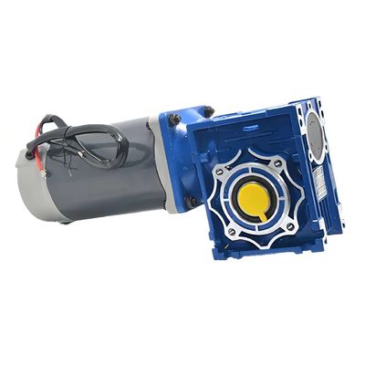 Motor eléctrico de corriente continua de 6w-300w con caja de engranajes de gusano NMRV 12V/24V/48V 60mm-104mm Motor de corriente continua