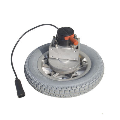 Motor de accionamiento de silla de ruedas de potencia 250w 24v DC Motor de engranajes sin escobillas con freno electromagnético