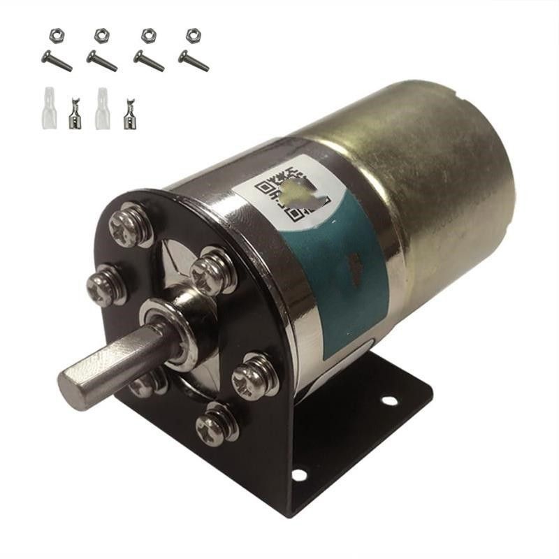 37 mm de diámetro caja de cambios motor de reducción de par grande duradero durante mucho tiempo 12V 150rpm