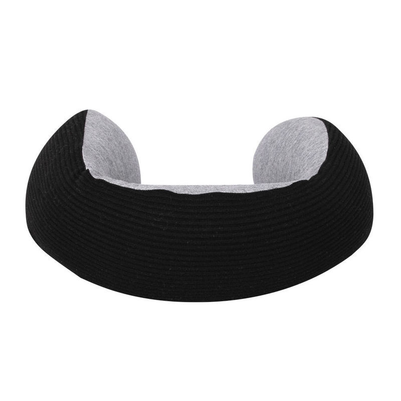 Masaje relajante en forma de U Memoria espuma almohada de cuello de viaje con capacidad de batería de 2000mAh