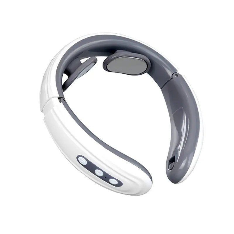 Alivia la tensión sin esfuerzo con el dispositivo inalámbrico de masaje cervical profundo de 24W