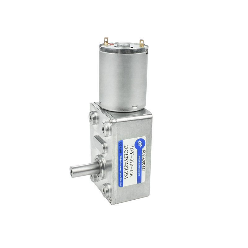 Material de engranaje de alto par de autobloqueo de metal puro Reducción del engranaje de gusano Motor eléctrico de corriente continua