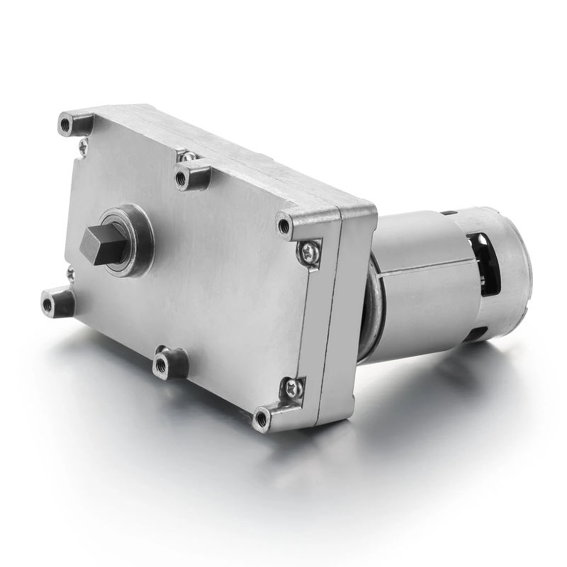 Motor de engranaje de 12 V de corriente continua universal de alto par bajo RPM Modelo IP 44 Diseño de engranaje de empuje de protección