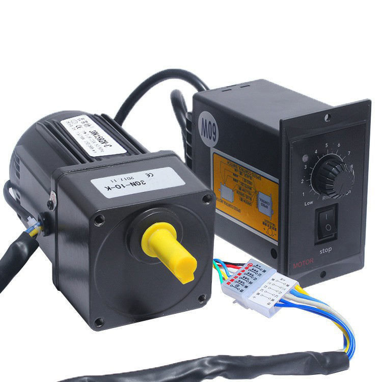 Motor de engranajes eléctricos de baja rpm y velocidad variable con alto par y motor de cepillado