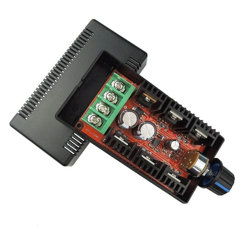 Control de velocidad del motor de corriente continua a prueba de agua de 80w Interruptor de velocidad variable ajustable controlador de motor eléctrico HHO
