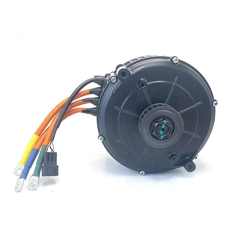 Motor de imán permanente sin escobillas de 5000W con conducción media con protección y impermeabilidad IE 4