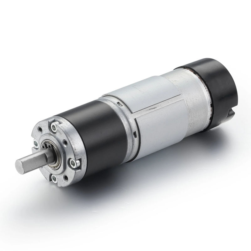 Eficiencia 65% Motor pequeño para motor automático de puertas 28 mm Motor planetario de engranaje cepillado DC