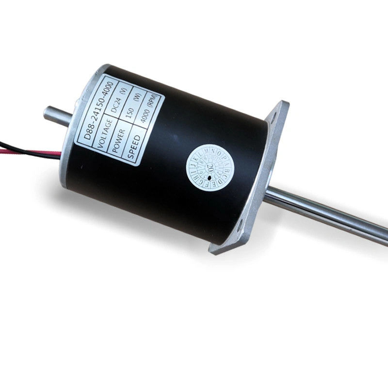 Scooter eléctrico de motocicleta de arco magnético de acero doble salón sin escobillas motor de alta velocidad DC